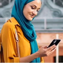 female patient using nexhealth