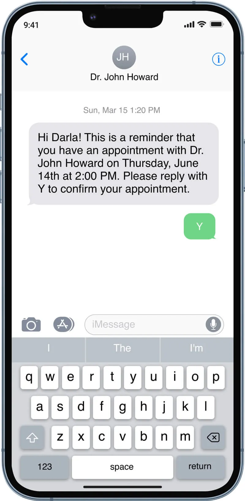nexhealth waitlist device mockup