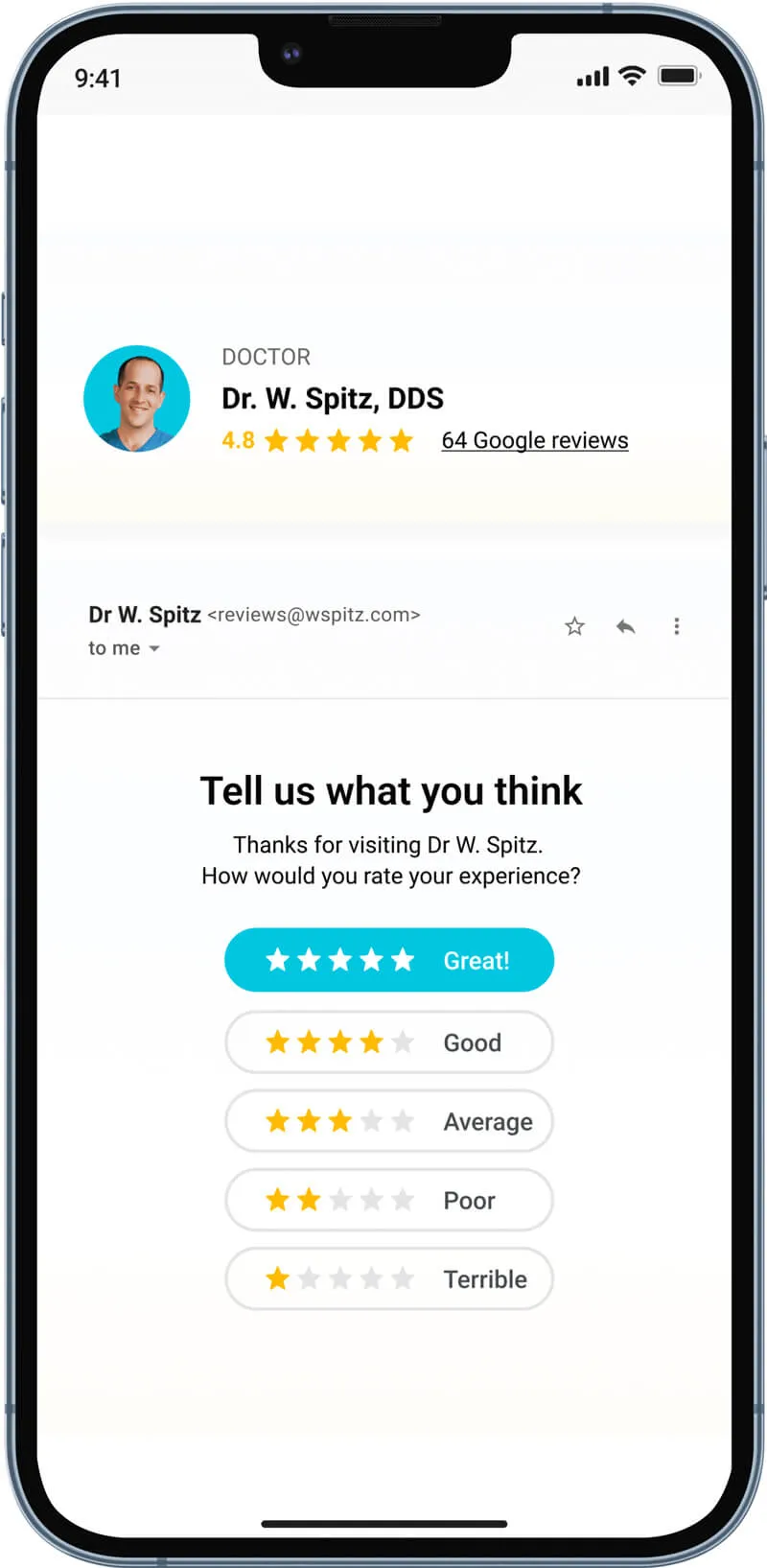 nexhealth reviews mockup